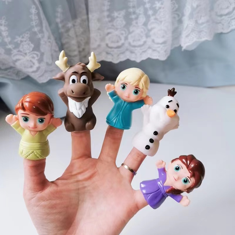Baby Products Miniso - 5Pcs/Set Disney Frozen Model Doll Simulation