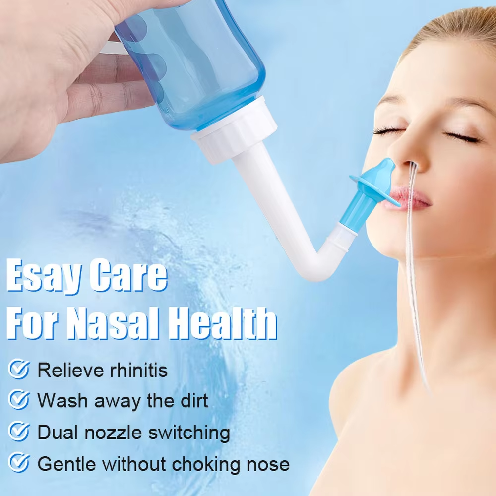 Nasal Aspirator - 300/500ML Nasal Irrigator Nasal Rinse Bottle