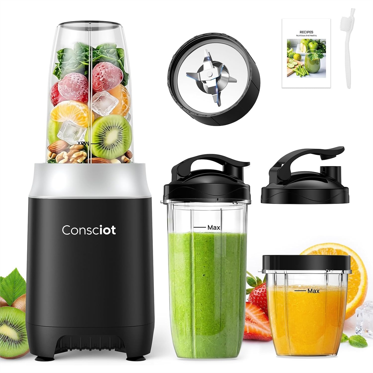 Baby Products Combo - 11-Piece Personal and Countertop Blender Combo,