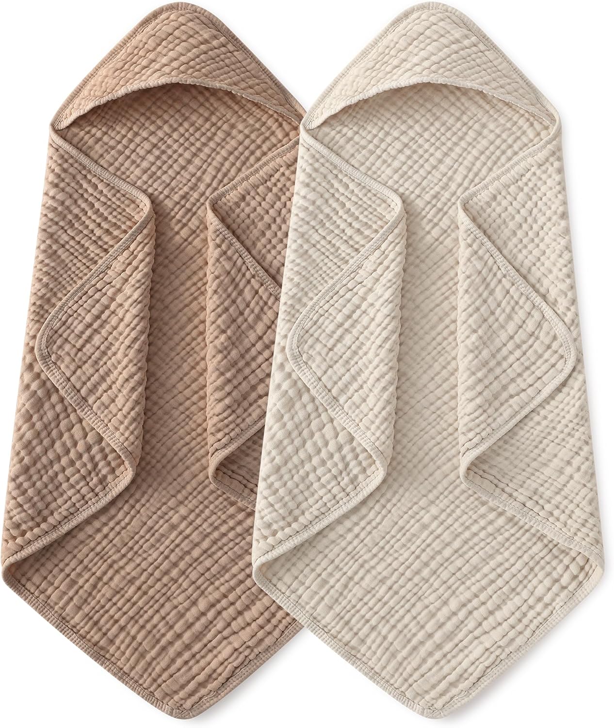 Baby Products Pack - Hooded Baby Towels 2 Pack 100%
