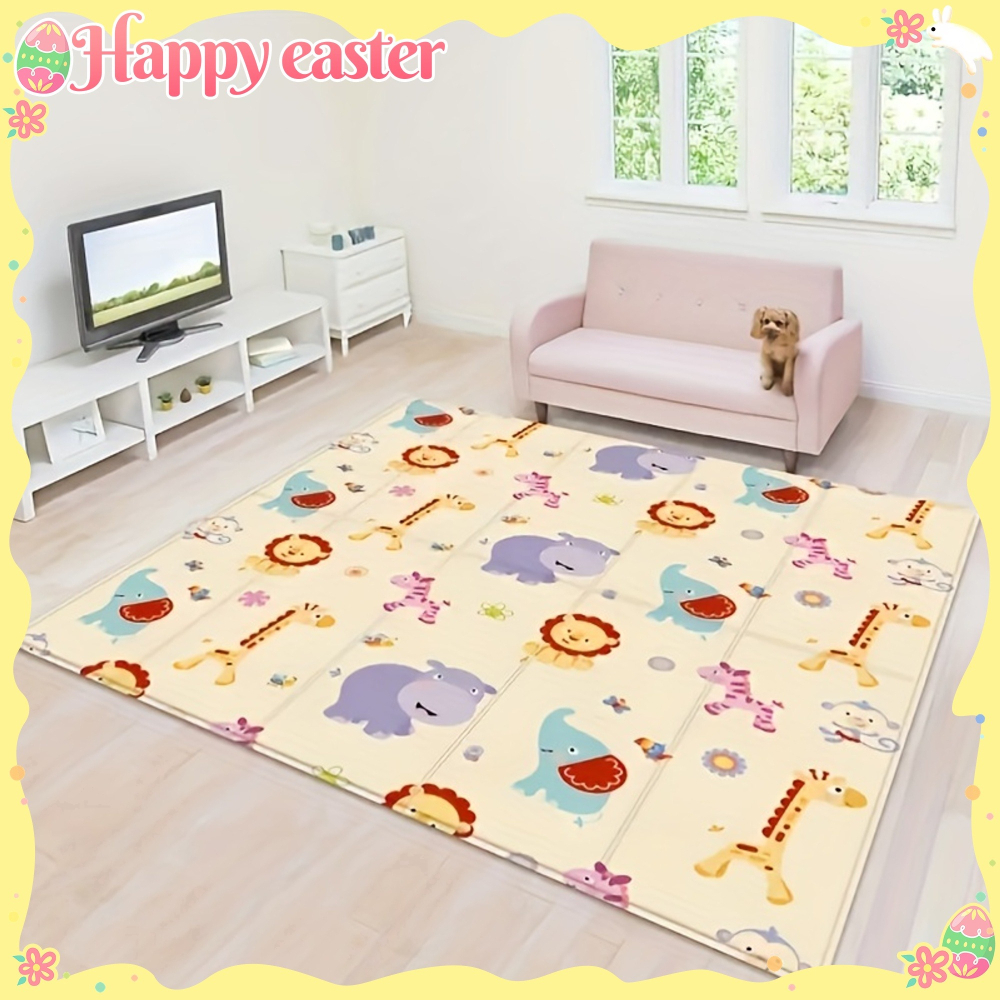 Baby Walker Activity - Baby Play Mat Double Sided Foldable