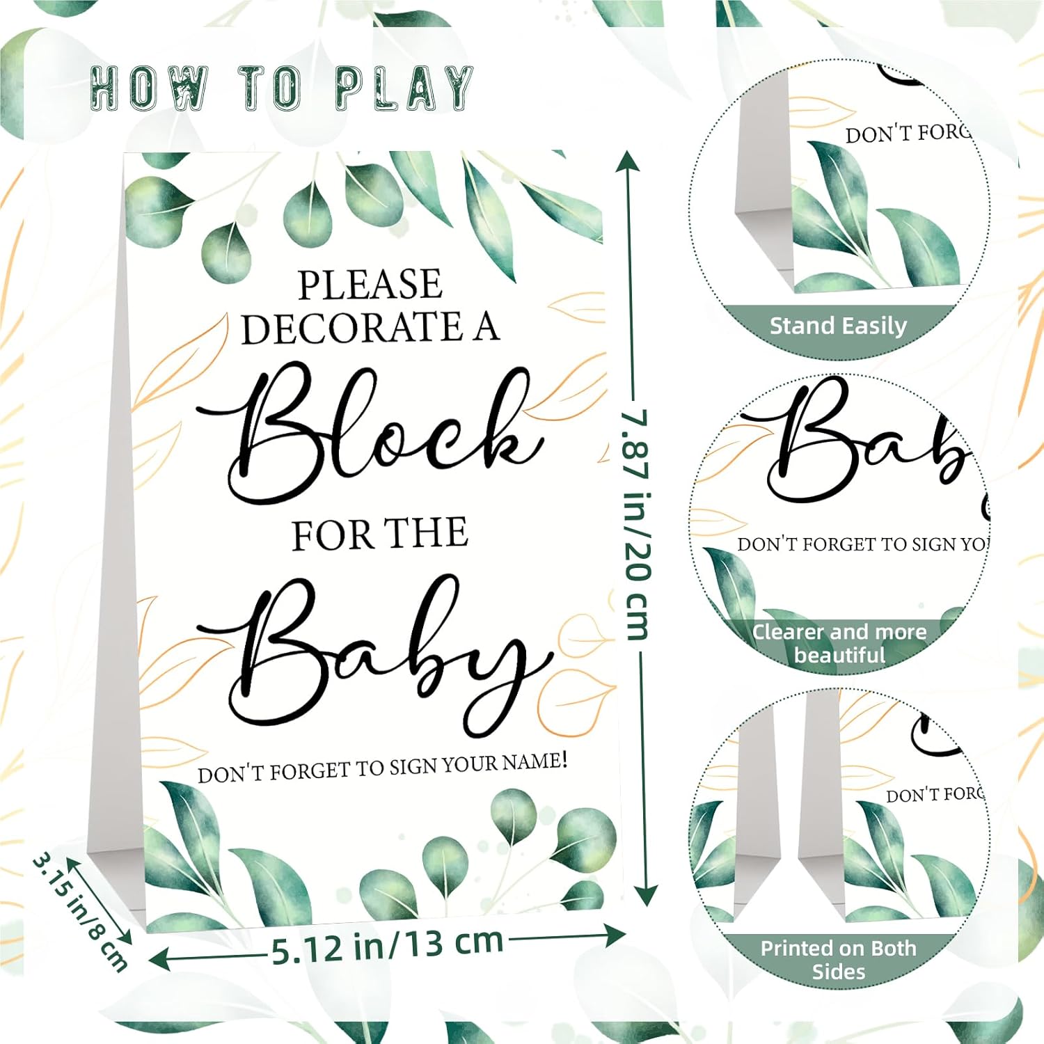 117 Pcs Baby Shower Blocks Dec - đánh giá và giá Baby Products Poster