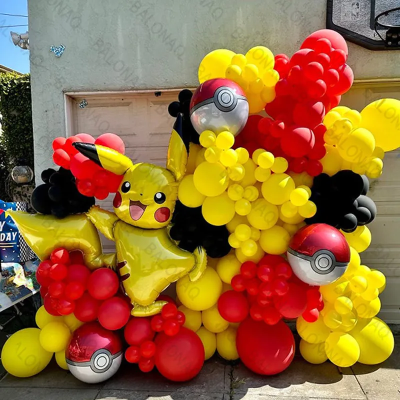 106PCS Pokemon Pikachu Balloon - đánh giá và giá Baby Products Miniso