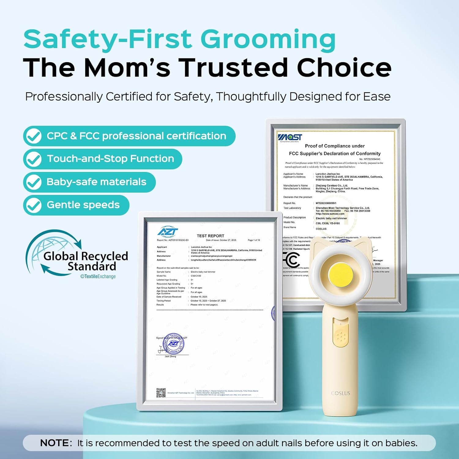 Baby Nail File Electric Trimme - đánh giá và giá Baby Products Combo