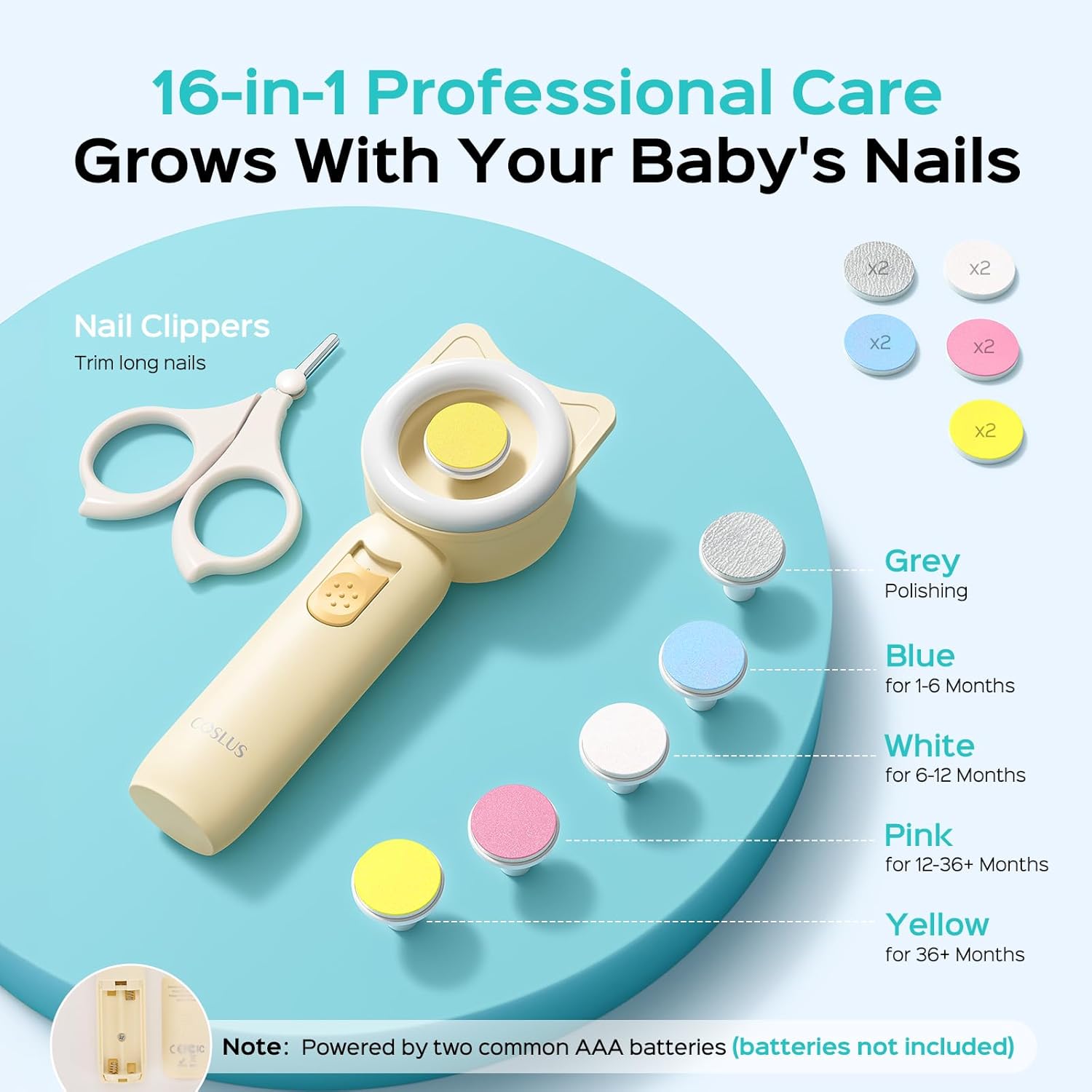 Baby Nail File Electric Trimme - đánh giá và giá Baby Products Combo
