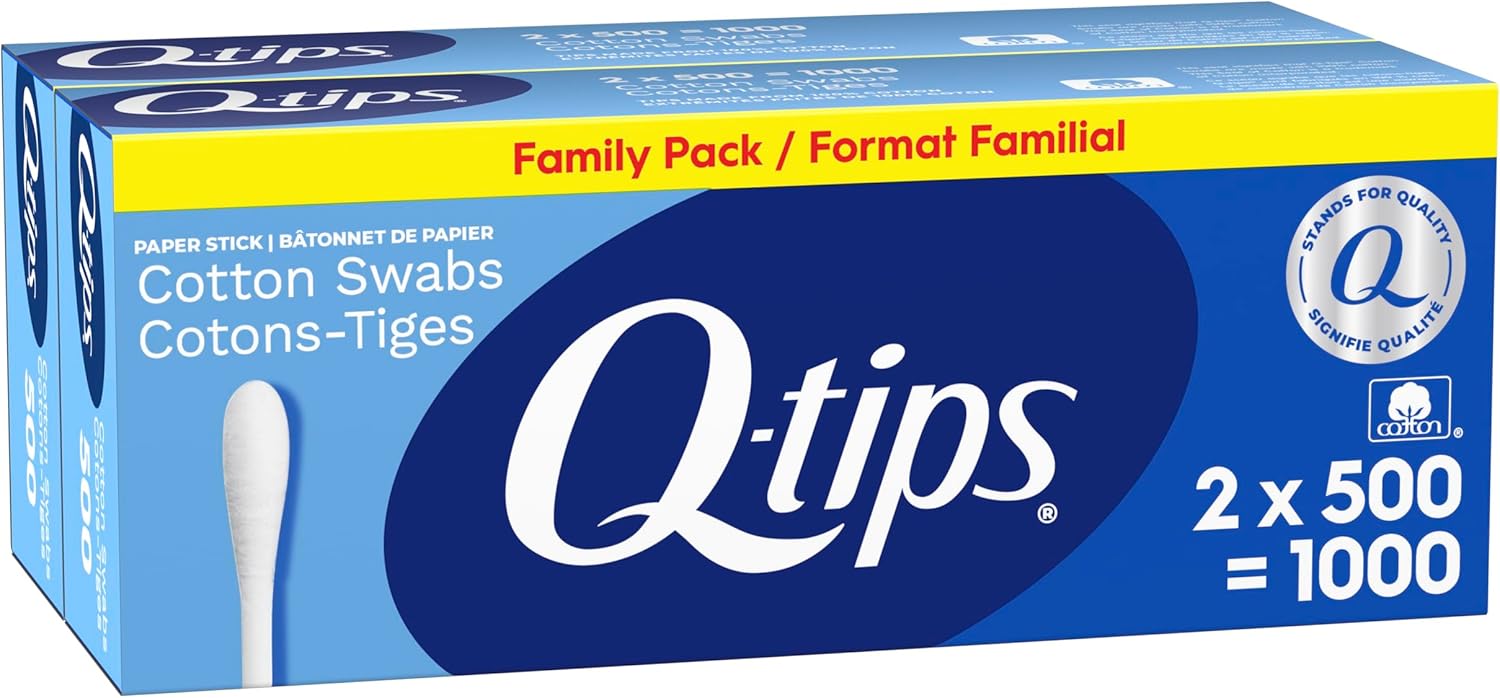 500 Ct Cotton Swabs, 2-Pack, S - đánh giá và giá Baby Products Combo