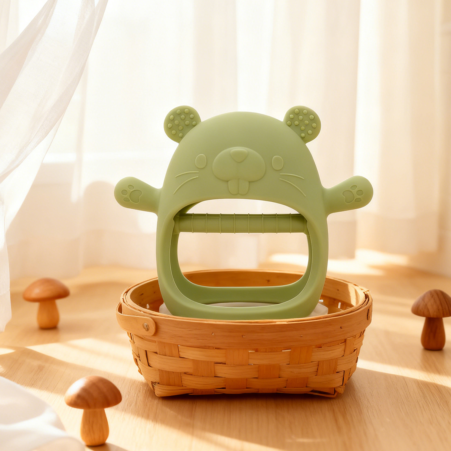 Baby Teething Toy Silicone Tee - đánh giá và giá Baby Products Sale