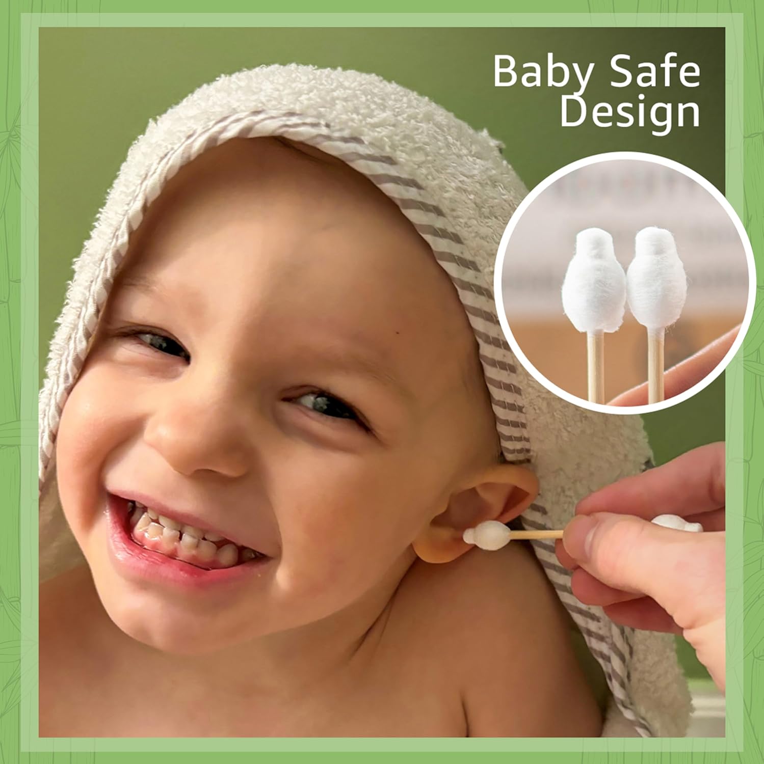 Bamboo Cotton Swabs 200-Pack f - đánh giá và giá Baby Products Combo