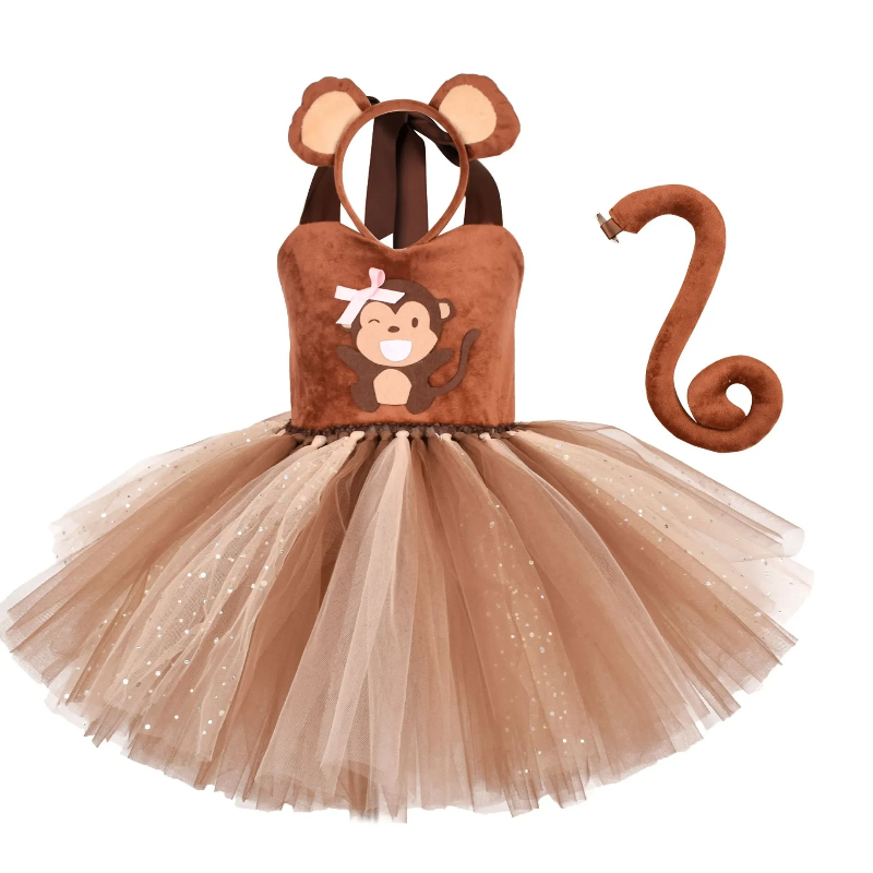 Brown Monkey Tutu Dress for Ba - đánh giá và giá Baby Products Manufacturers
