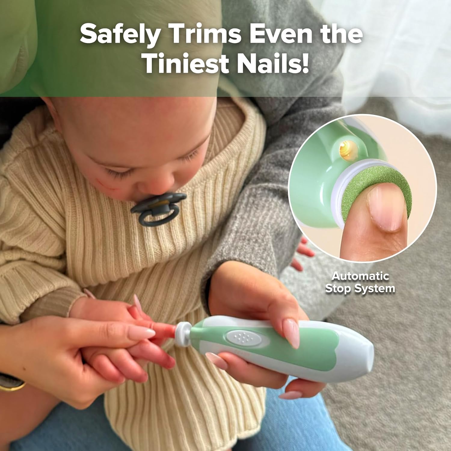 Electric Baby Nail File with L - đánh giá và giá Baby Products Combo
