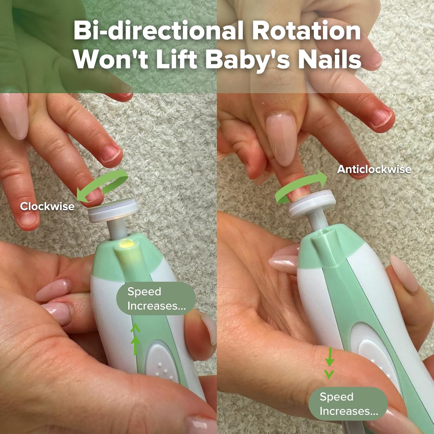 Electric Baby Nail File with L - đánh giá và giá Baby Products Combo