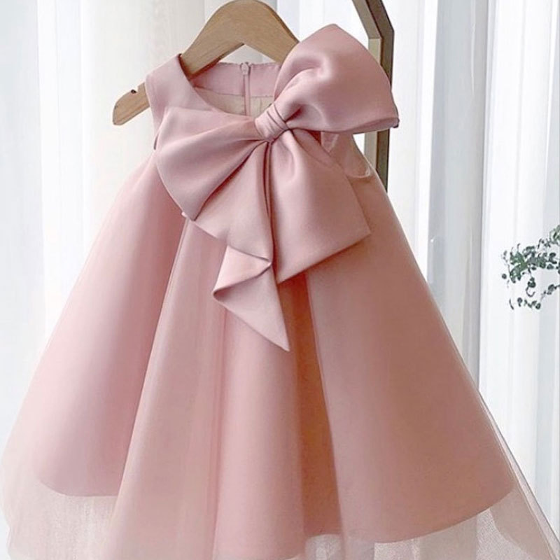 Summer Big Bow Baby Girl Dress - đánh giá và giá Baby Products Manufacturers