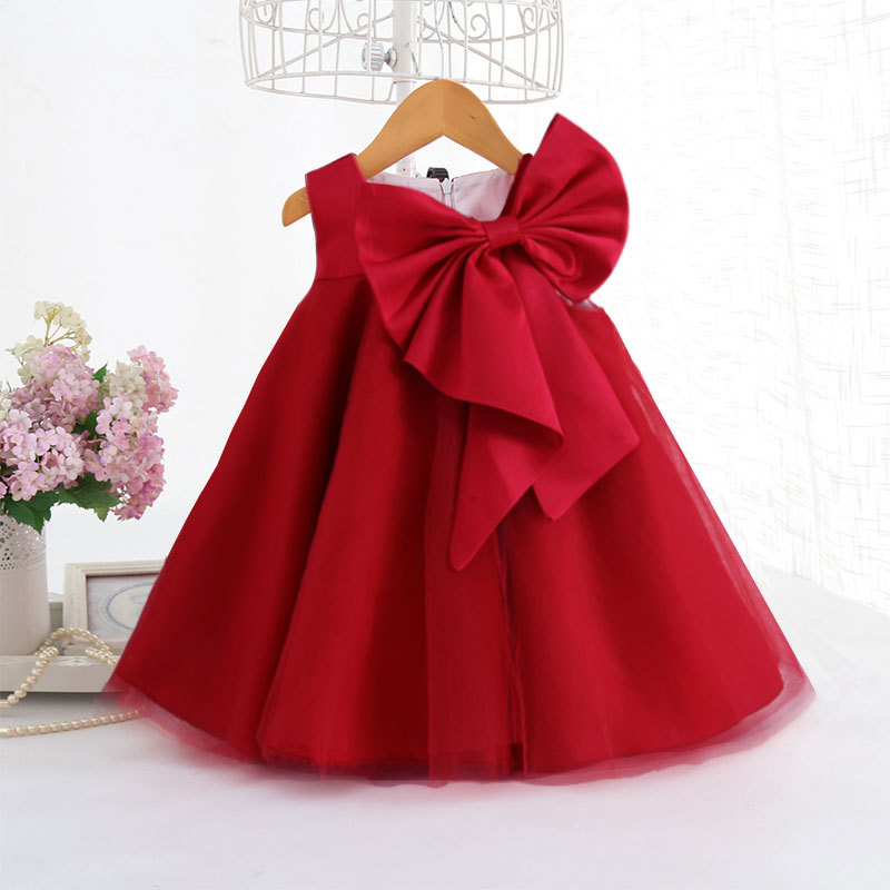 Summer Big Bow Baby Girl Dress - đánh giá và giá Baby Products Manufacturers