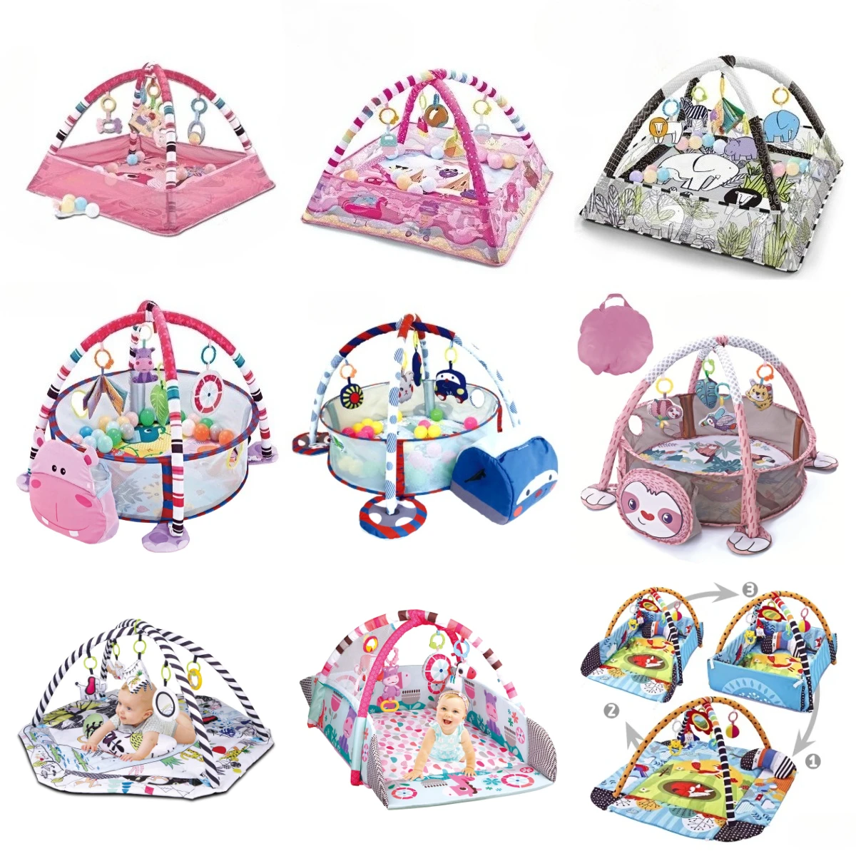 Educational Fitness Frame For  - đánh giá và giá Baby Walker Activity