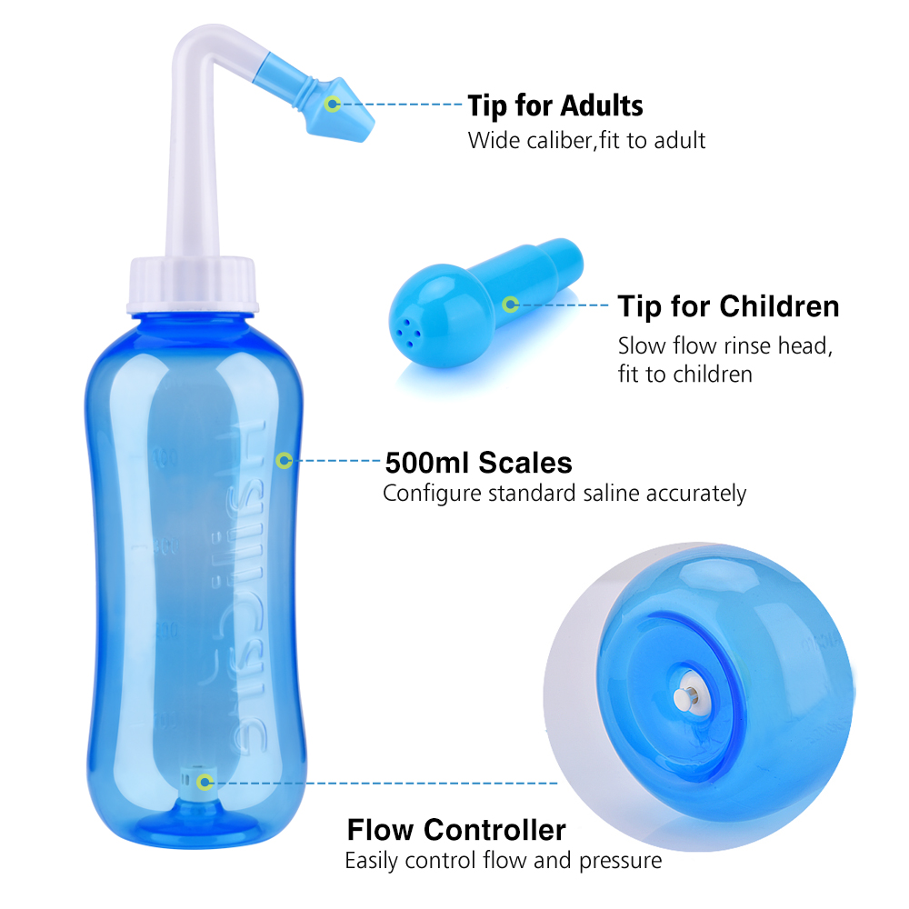 Nasal irrigator Nasal Rinse Bo - đánh giá và giá Nasal Aspirator