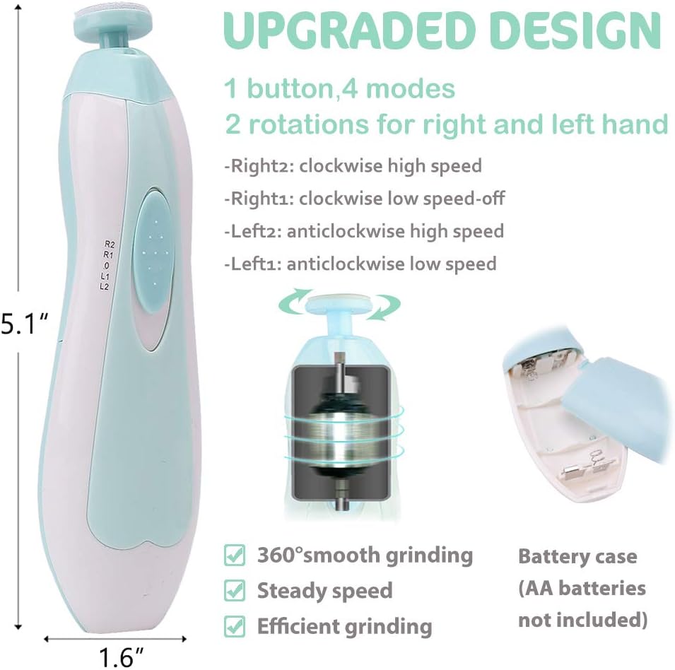 Baby Nail Trimmer Electric Nai - đánh giá và giá Baby Products Combo