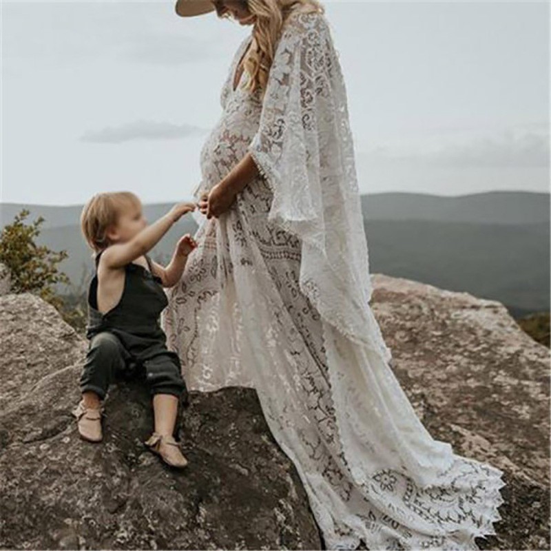 Vintage Lace Maternity Dress B - đánh giá và giá Baby Products Manufacturers