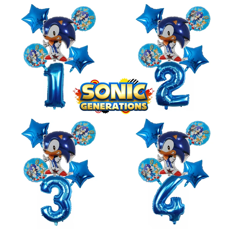 Cartoon Sonic Cartoon Balloon  - đánh giá và giá Baby Products Combo