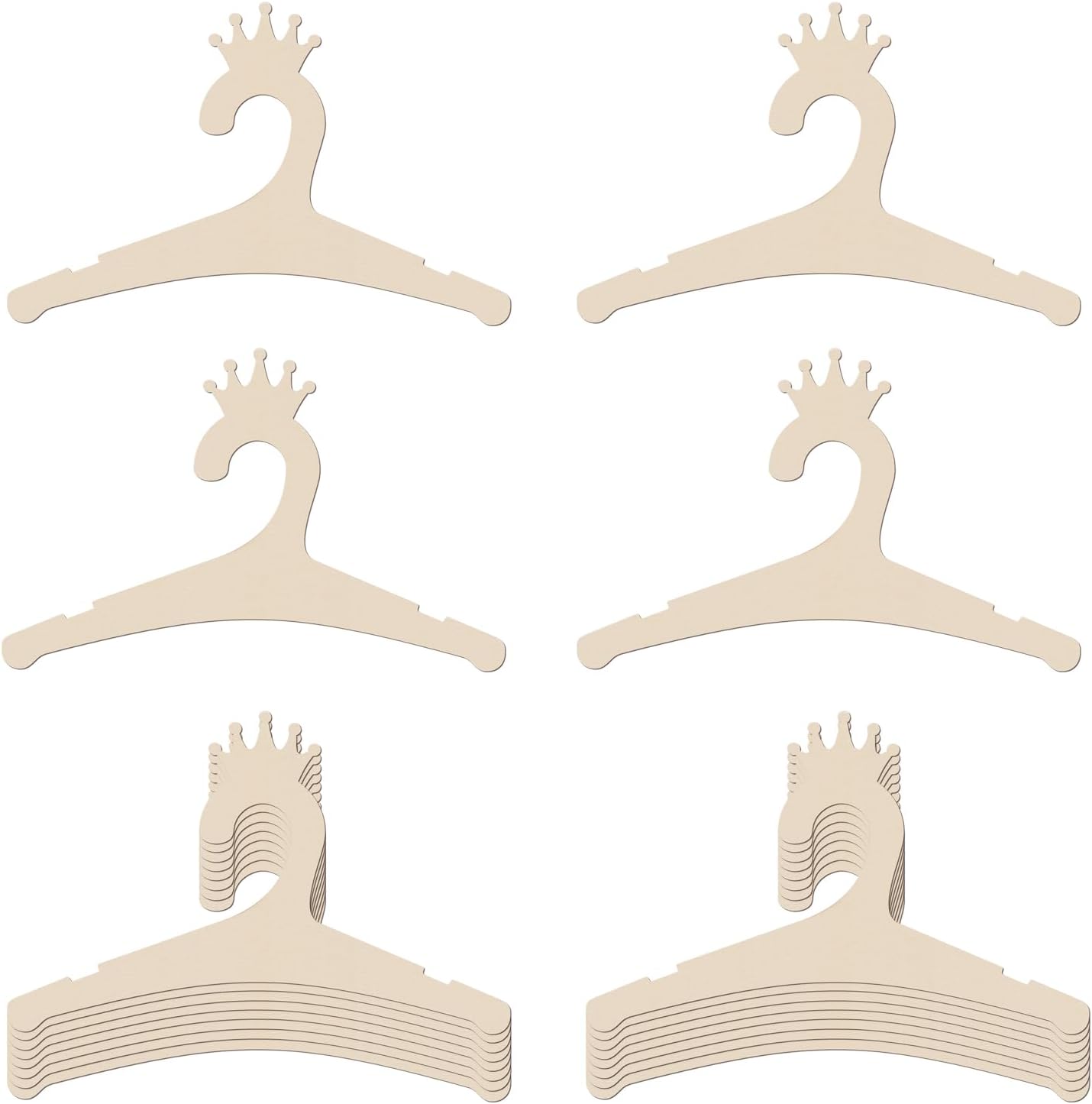 Wooden Baby Hangers 9 Inch, Cu - đánh giá và giá Baby Products Pack