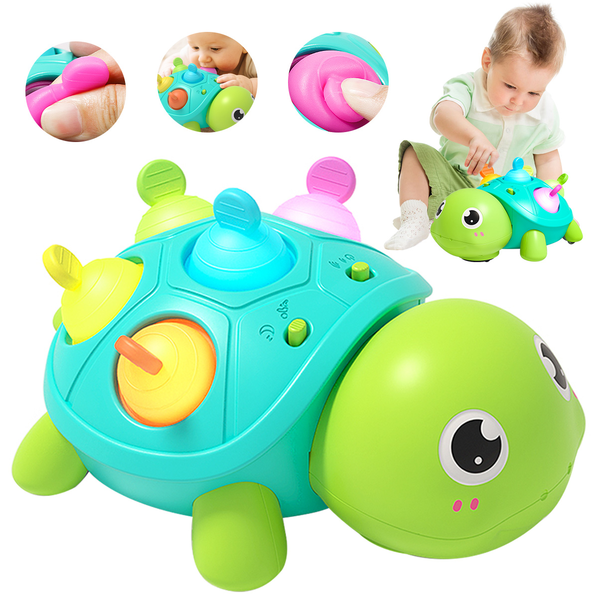 Baby Turtle Toy, Toddler Crawl - đánh giá và giá Baby Walker Activity